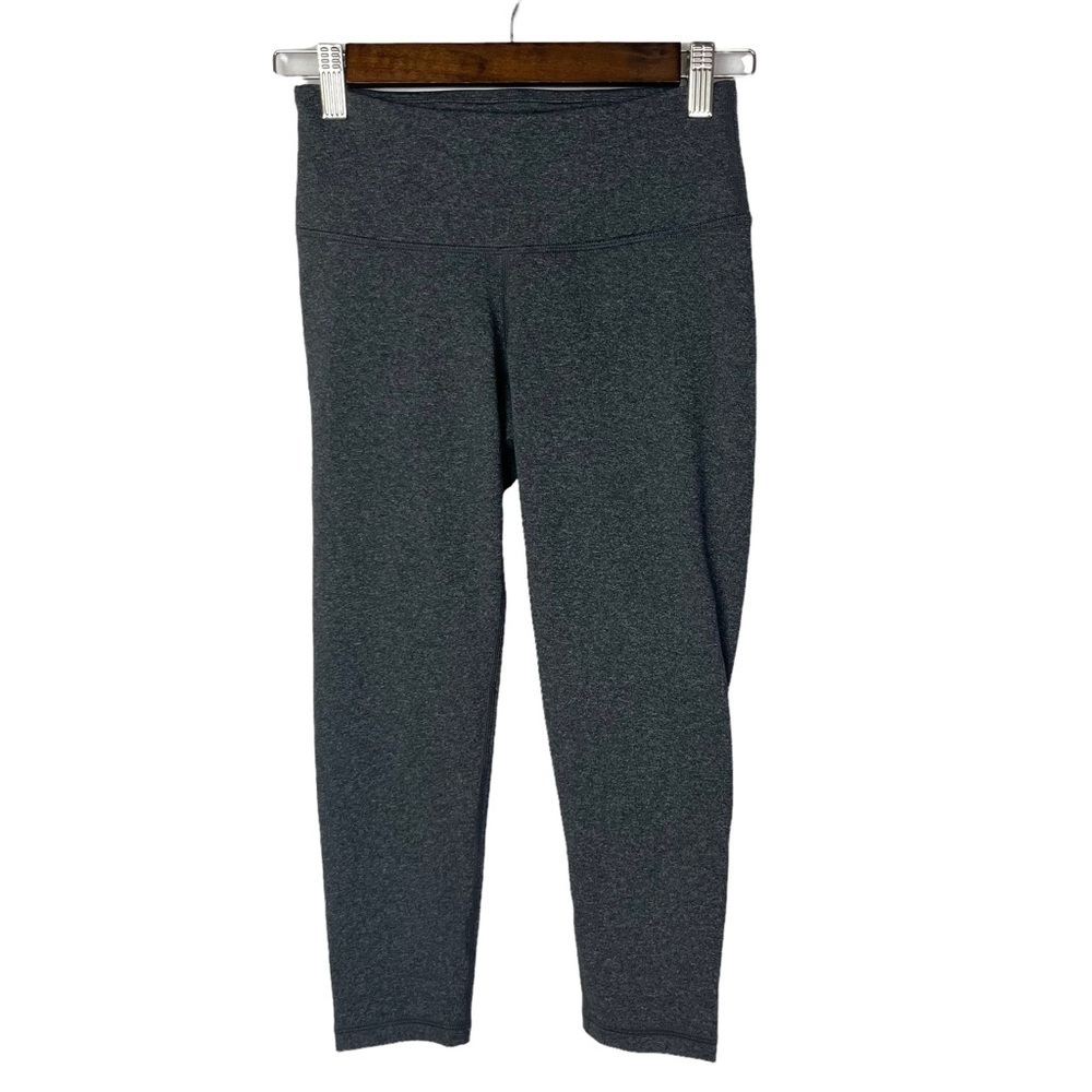 Prana Dark Charcoal Gray Pillar Capri Athletic Pants XS